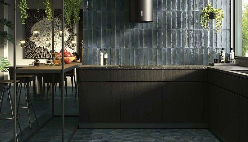 Ribesalbes Ceramica Hope Blue 7,5x30 płytki cegiełki 150288