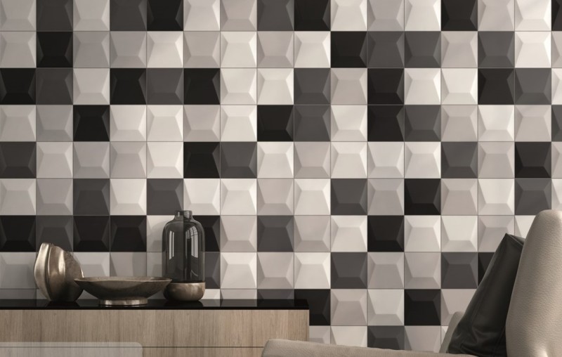 Płytki 3D Decus Keops Blanco Mate 15x15 26624