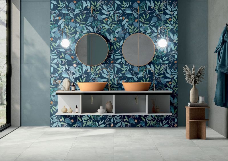 Dado Wallpapers Blue Forest Rettificato 60x120 płytki gresowe patchwork 124984
