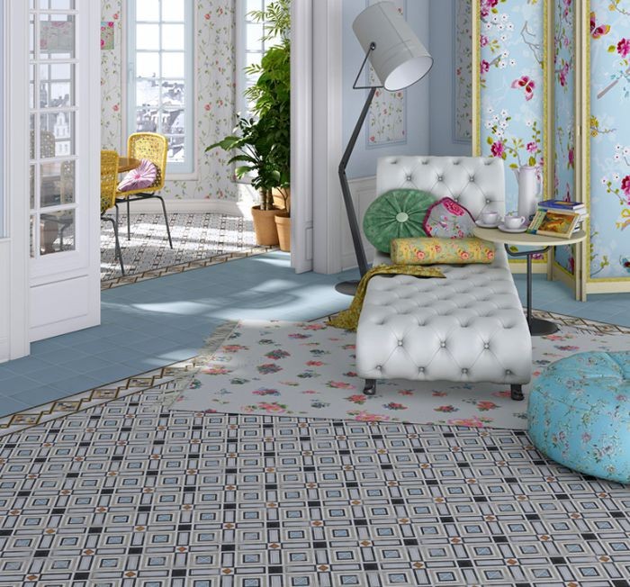 Vives Vodevil Octogono Ritter Multicolor 20x20 płytki patchworkowe gresowe gresowa 155449
