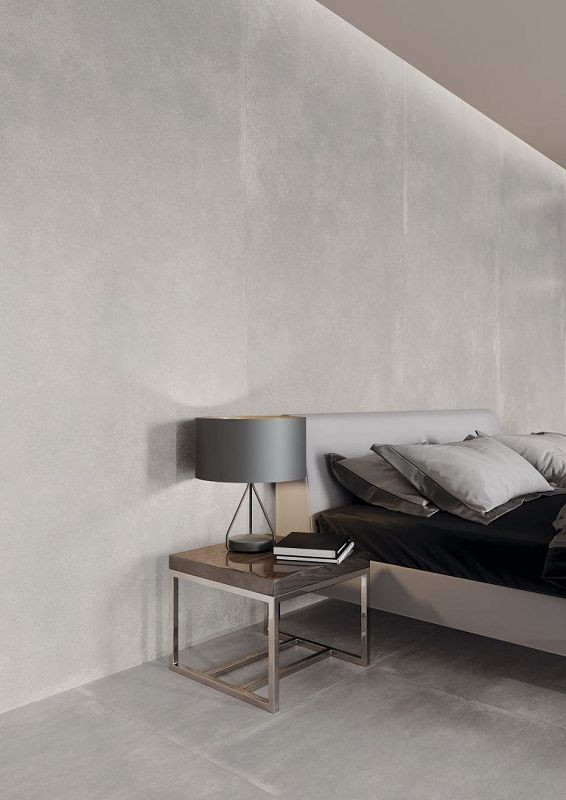 Cerrad Modern Concrete Silver Lappato 79,7x79,7 płytki gresowe imitujące beton 120680