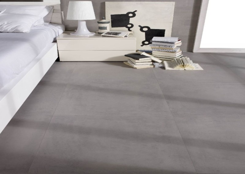 Mozaika ścienna beton ciemno szary salon Saloni Interior Moz. Gris 30x30 82775