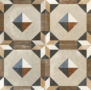 Płytki patchwork wzór klasyczny romby braz Peronda FS Comillas 33x33 dms