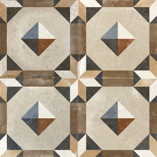 Płytki patchwork wzór klasyczny romby braz Peronda FS Comillas 33x33 dms 46173
