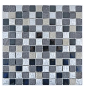 Mozaika mix kamień kwadrat szary srebrny Metropol MM 1215 30,0 x 30,0