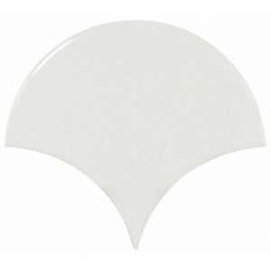 Equipe Scale Fan White 10,6x12 płytka ścienna