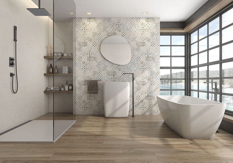 Saloni Interior Dedon Iris 25x75 KQJ990 płytka ścienna patchwork 164293