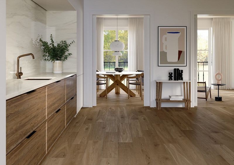Marca Corona Elisir Royal Castano 20x120 I874 płytki drewnopodobne 143222