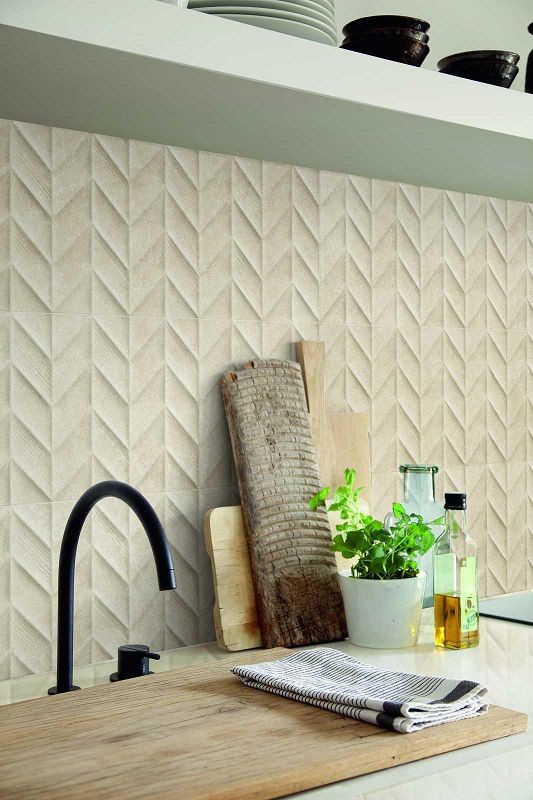 Marazzi Dover Beige Struttura 3D Spike 30x90 M13P płytka ścienna 138358