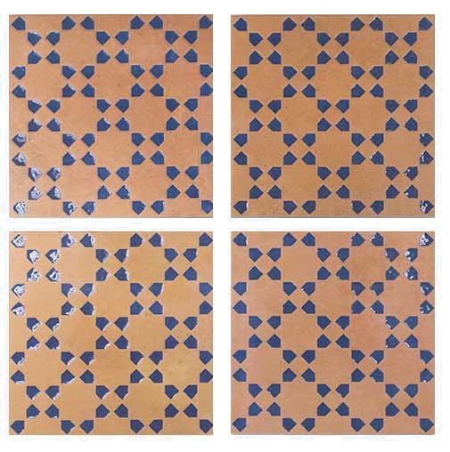WOW Bejmat Decor Tan Azur 15x15 płytka gresowa dekoracyjna 155608