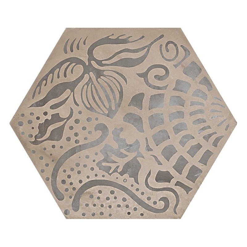 Marca Corona Terra Floreale Esagona Versione F 25x21,6 0402 płytki heksagonalne 144484
