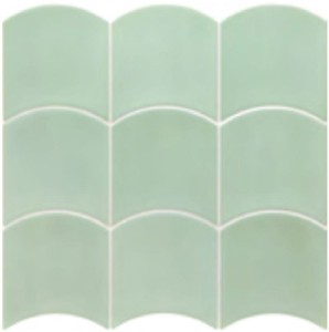 Equipe Wave Mint 12x12 płytki ścienne