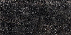 Płytki spieki imitujące ciemny marmur z jasną żyłą Marazzi Grande Marble Look Saint Laurent Matt 120x240