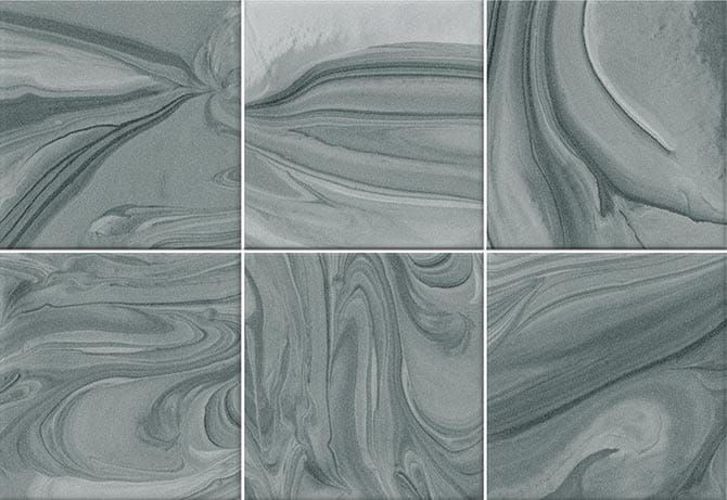 Vives Hanami Mankai Turquesa 23x33,5 płytki ścienne 153293