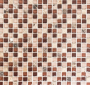 Mozaika mix brązowa beżowa naturalny kamień szkło Metropol MM 0140 32,2 x 30,5 74178
