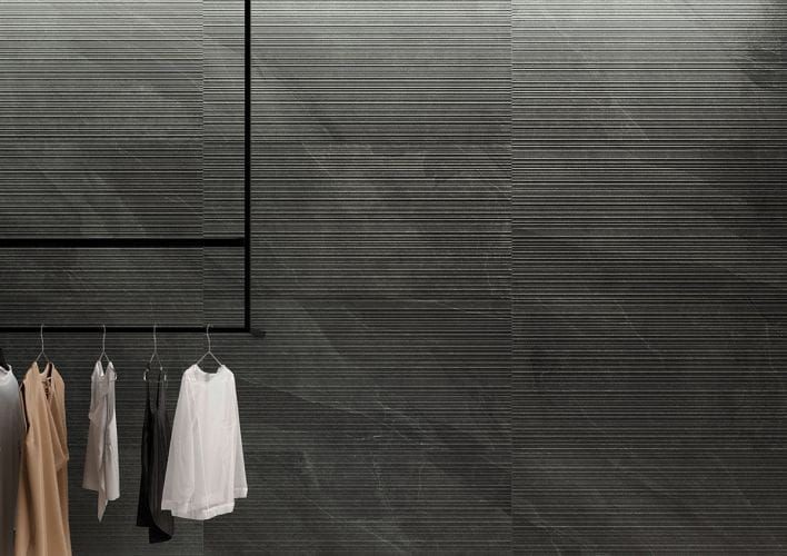 Italgraniti Shale Dark Ribbed 60x120 płytki gresowe 134324