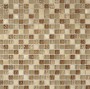 Mozaika szkło beż brąz kamień beżowy połysk Dell Arte Mozaika Rustico Oro 30,5x30,5 60065