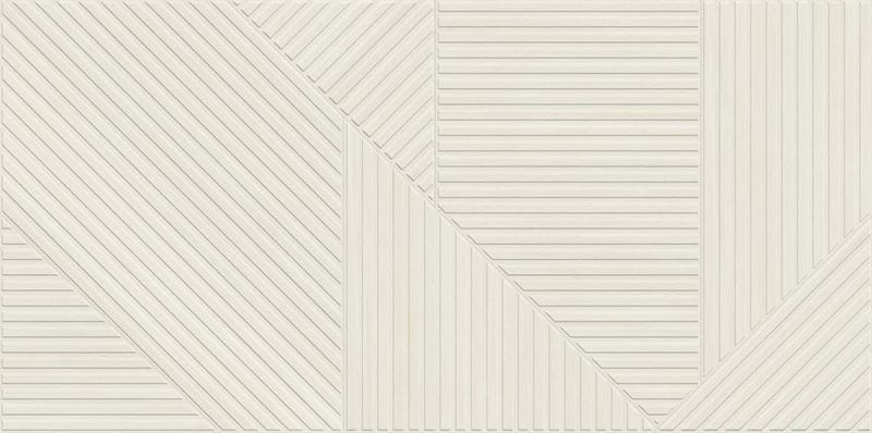 ITT Soleil White Decor Matt Rect. 59,5x119,2 płytki drewnopodobne imitujące lamele 135325