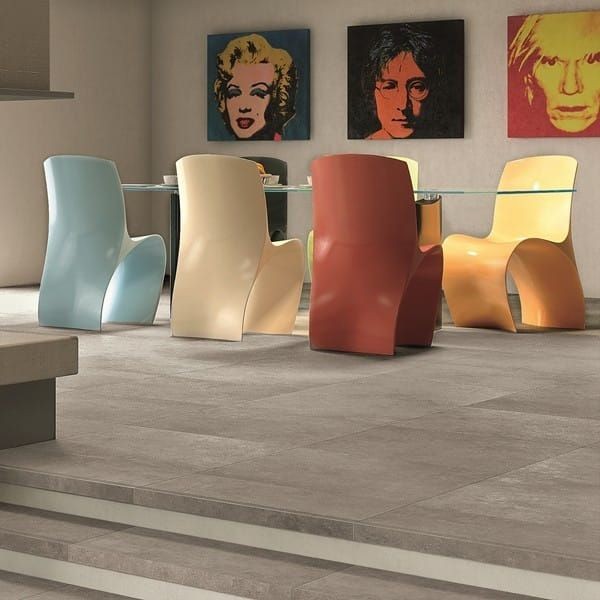 Tuscania Grey Soul Dark Rettificato 30,4x61 płytka gresowa imitująca beton 152138