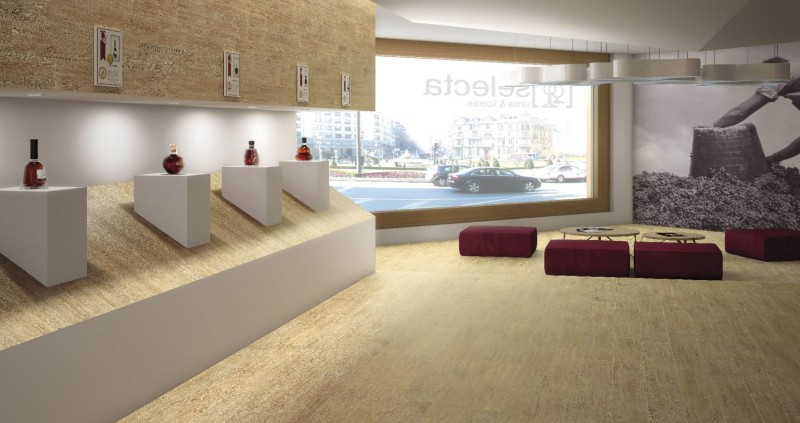 Płytki drewno podłogowe jasno brązowy salon Saloni Vancouver Roble ZM4380 20x120 83561