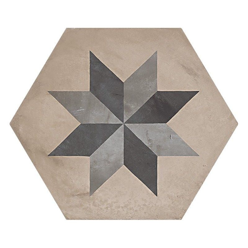 Marca Corona Terra Mix Esagona Versione F 25x21,6 0602 płytki heksagonalne 144526