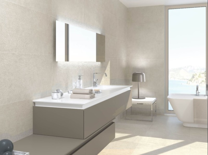Płytki łazienkowe białe Newker	Evolution Nacar White 29,5X90 63978