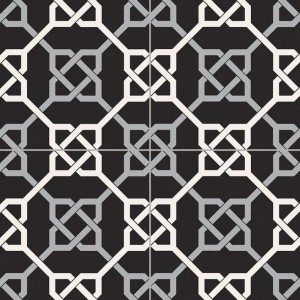 Gayafores Nautic Black 33,15x33,15 płytki podłogowe patchwork