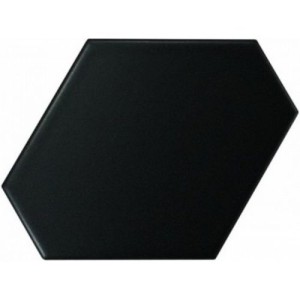 Equipe Scale Benzene Black Matt 10,8x12,4 płytka ścienna