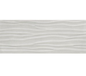 Cifre Relieve Wave Titan White Brillo 30x90 płytka ścienna