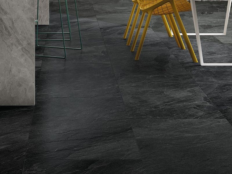 Italgraniti Shale Dark Naturale 60x60 płytki gresowe imitujące kamień 134319