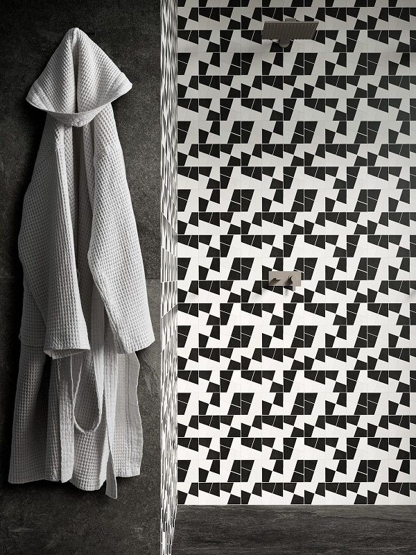 Marazzi Zellige Gesso/Carbone Mosaico Lux 30x30 M8WH mozaika ścienna 104075