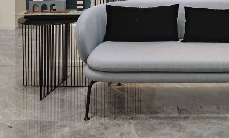 Płytki podłogowe marmur szary z biała żyłą Florim Rex Etoile de Rex Étoile Gris Mat 60x120x10mm 96053
