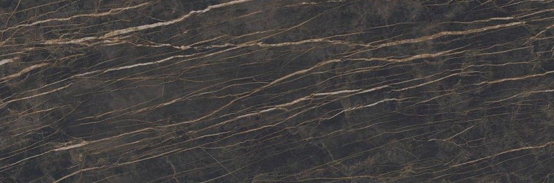Płytki duże marmur czarne z brązową żyłą Laminam I Naturali Noir Desir 3 100x300 48606