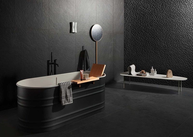Marazzi Mystone Lavagna Nero Strutturato 30x60 M05D płytka gresowa 140186