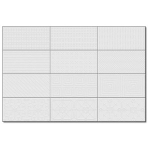 Vives Mugat Rivoli Fatracci Blanco 10x20 płytka ścienna
