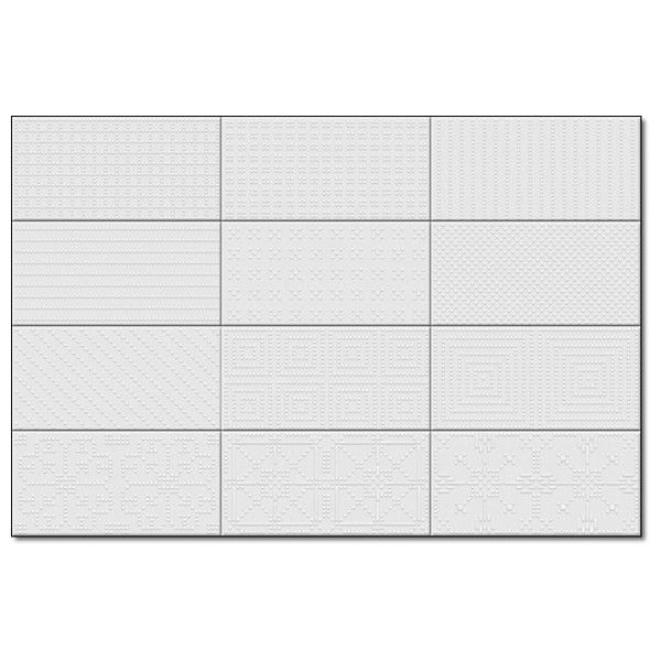 Vives Mugat Rivoli Fatracci Blanco 10x20 płytka ścienna 159164