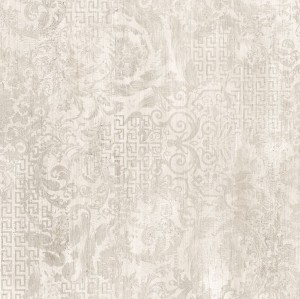 Płytki podłogowe postarzane białe beż przetarty patchwork Versace Ceramics Eterno White Patchwork 80x80