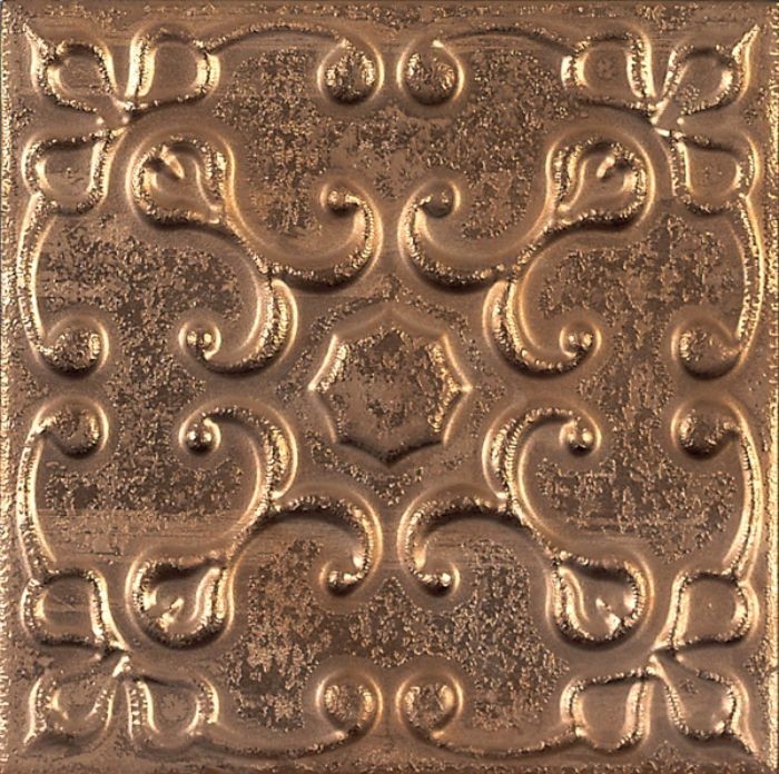 Aparici Aged Copper Ornato 20x20 płytka ścienna 158637
