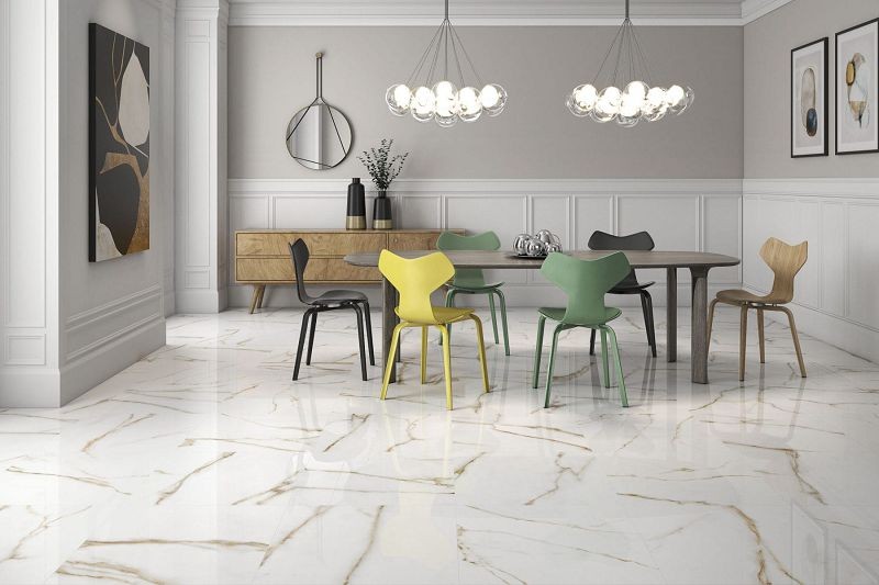 Geotiles Dana Gold Glossy Glazed 60x120 płytki marmurowe 132230