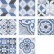 Płytki patchwork szaro-niebieskie grafitowe Mayolika Absolut Matanzas Patchwork 20X20 80571