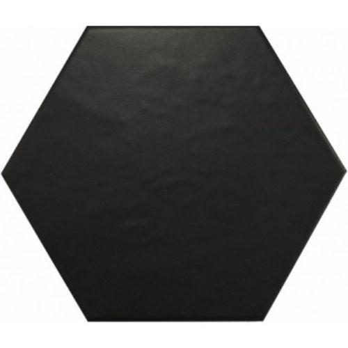 Equipe Hexatile Negro Mate 17,5x20 płytka podłogowa 158404