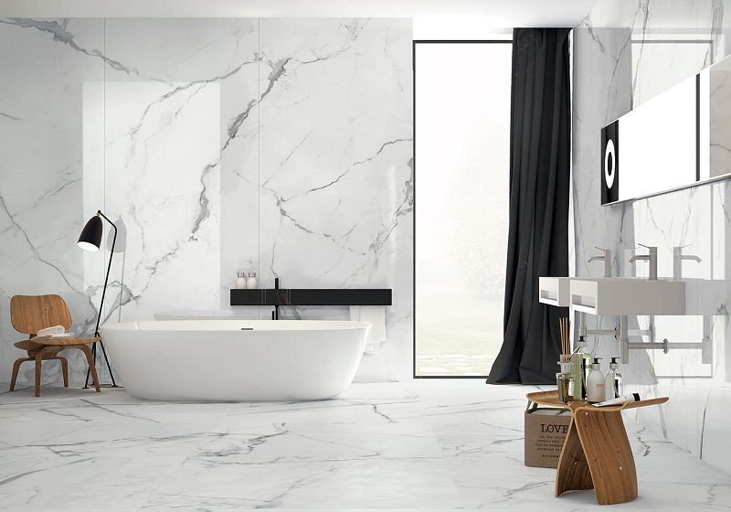 Fondovalle Infinito 2.0 Calacatta White Glossy 60x120 płytki gresowe imitujące marmur 131687