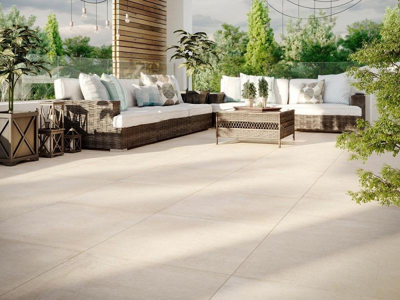Porcelanosa Newport Natural 80x80 płytki betonowe gresowe 148959