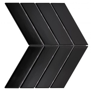 Dunin Royal Chevron Black 31,8x22,4x7 płytki jodełki ścienne