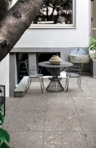 Płytki lastryko beżowe szare na zewątrz Marazzi Mystone Ceppo di Gre greige 30x60 71505
