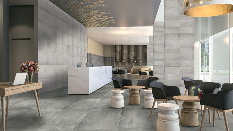 Abitare Icon Smoke 60x60 płytka gresowa imitująca beton 107629