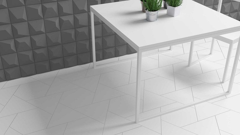 WOW Hexa Floor Ice White Matt 19,9x23 płytka heksagonalna 158588