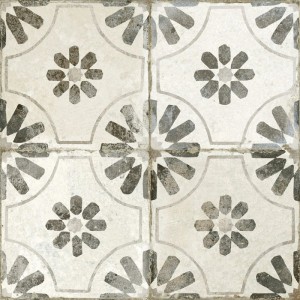 Peronda FS Blume Black 45x45 płytka podłogowa patchwork