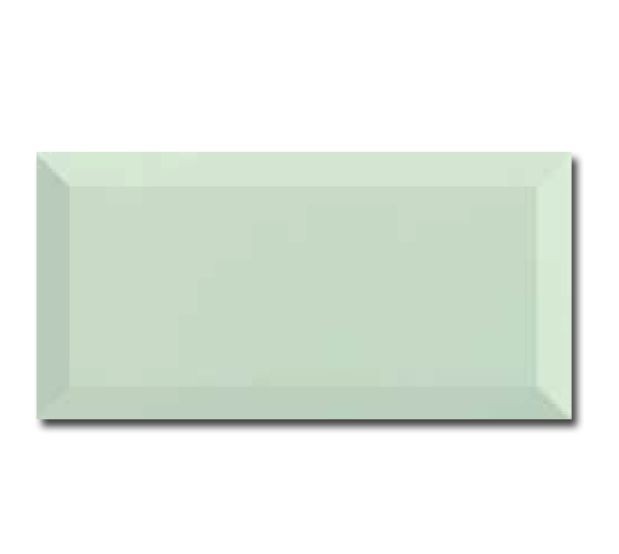 Fabresa Bevelled Verde Biselado 10x20 płytka ścienna 159093