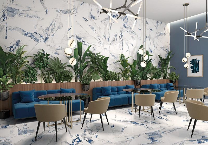 Geotiles Crash Blue Polished 60x120 płytka gresowa 132205